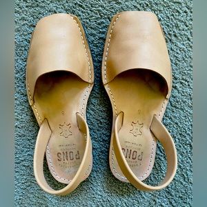 PONS sandals, made in Spain. Size 8